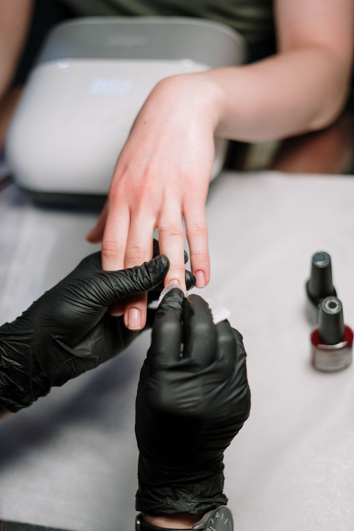 Detailed manicure work at Pampering by Eboni
